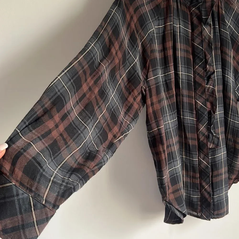Finley plaid cotton long sleeve button down shirt - Picture 5 of 12